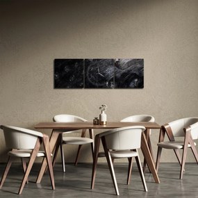 Obraz - Smutek i wyrzeczenie (z zegarem) (90x30 cm)