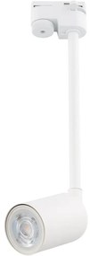 Żyrandol na drążku do systemu szynowego TOP 1xGU10/10W/230V biały
