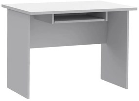 Białe minimalistyczne biurko do komputera 100 cm - Madris