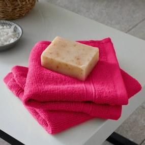 Ciemnoróżowe bawełniane ręczniki zestaw 6 szt. frotte Zero Twist – Catherine Lansfield