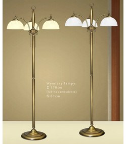 Lampa podłogowa z mosiądzu C-P3