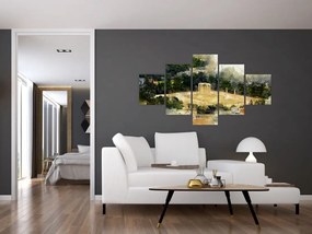 Obraz - Świątynia Zeusa, Ateny, Grecja (125x70 cm)