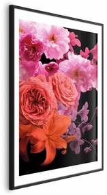 Plakat Wiosenna bryza 21x30 cm z ramą czarną z marginesem ARTGEIST B