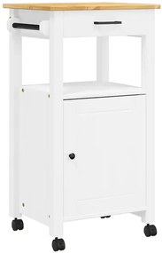 Skandynawski biały wózek kuchenny P8-P06