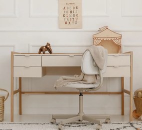 Biurko dziecięco-młodzieżowe Versa w kolorze latte