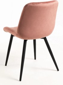 Zestaw 4 Krzese Min Aksamitne