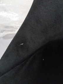 PROMOCJA Czarny aksamitny krzesło do jadalni IMOLA II jakość