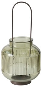 Świecznik szklany na tealight ZENOR, 29 cm