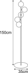 Podłogowa nowoczesna lampa S9-E37