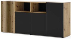 Komoda z lamelowym frontem A1-P55