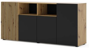 Komoda z lamelowym frontem - Aldo 5X