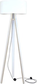 Lampa stojąca Wanda biała, biały