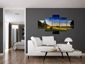 Obraz - Górska łąka (125x70 cm)