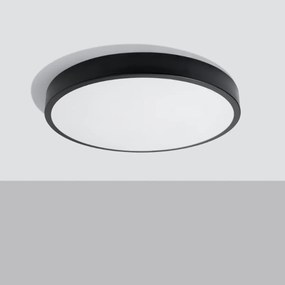 Plafon ONYX 60 czarny LED 3000K SOLLUX  LIGHTING