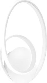 Diva - Biała lampa ścienna 20W ciepłe światło 3000K IP20 - Nowoczesna lampa ścienna LED - Zintegrowana dioda LED 37x29