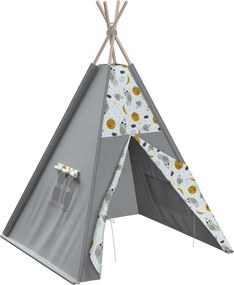 Tipi kolor biały tkanina wzorzysta