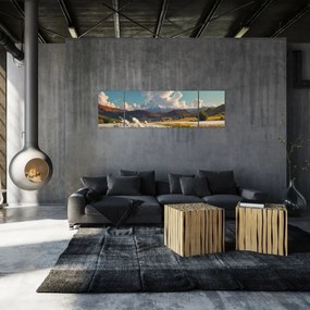 Obraz - Spokojny krajobraz (170x50 cm)