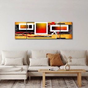 Obraz - Abstrakcja (170x50 cm)