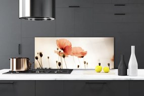 Panel nad blat kuchenny Klasyczne Czerwone Maki