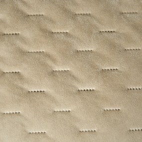 Aksamitna narzuta na łóżko ASTRALIA, beżowy Rozmiar: 200 x 220 cm