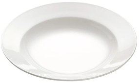 Biały porcelanowy talerz na makaron Maxwell &amp; Williams Basic Bistro, ø 28 cm