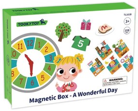 Tooky toy puzzle drewniane pudełko magnetyczne