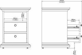 Szafka nocna Paris 70302