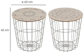 Okrągłe stoliki zestaw 2 szt. ø 40 cm – Casa Selección