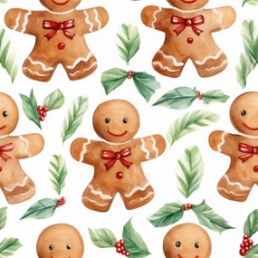Flanelowa poszewka na poduszkę MERRY GINGER 50x70 cm, kolorowa