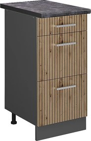 Szafka dolna do kuchni dąb rzemieślniczy 40x60x81.6 r-line