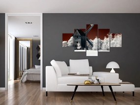 Obraz młyna (125x70 cm)