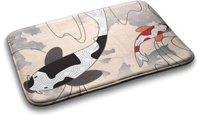 Dywanik łazienkowy antypoślizgowy Dywanik łazienkowy antypoślizgowy Karpie Koi