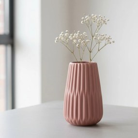 Wazon ceramiczny ESKO, ręcznie malowany, 17 cm