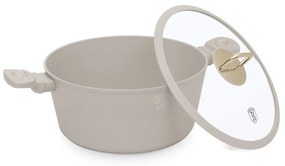 BerlingerHaus Rondel z powłoką tytanową i pokrywką Sahara 28 cm, 28 cm