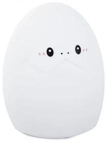 LED dziecięca lampka nocna GEPI 12,5 cm, biała