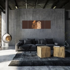 Obraz - Pomarańczowe łuki N⁰2 (170x50 cm)