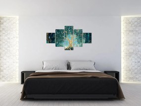 Obraz – Drzewo życia we wszechświecie (125x70 cm)