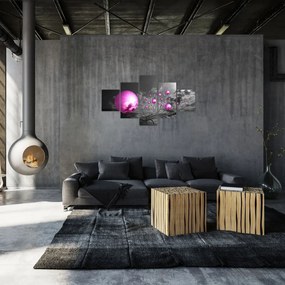 Obraz różowych kul (125x70 cm)
