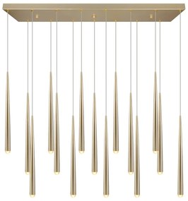 Lampa wisząca LED w kolorze złota Cala – Trio Select