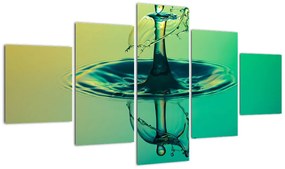 Obraz kropli wody (125x70 cm)