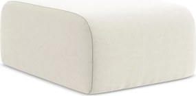 Beżowy aksamitny podnóżek Lani – Makamii