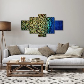 Obraz - Pawie pióra (125x70 cm)