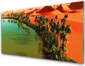 Panel Szklany Oaza Spokoju Na Pustyni