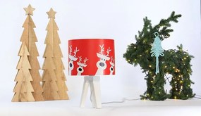 Świąteczna lampa stołowa trójnóg - S286 D2-R64