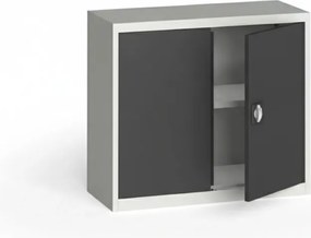 Szafa metalowa, 800 x 950 x 400 mm, 1 półka, szara/grafitowa