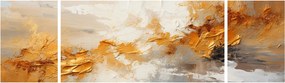 Obraz - Złota tekstura (170x50 cm)