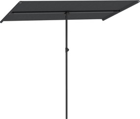 Parasol ogrodowy Outsunny obracany o 180 stopni z regulacja wysokości, 150x205cm ciemnoszary