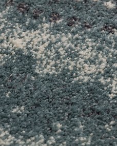Dywan Modern Teal blue/ dark grey 200x290cm