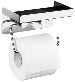Uchwyt na papier toaletowy z półką na chusteczki higieniczne - 2 w 1, WENKO