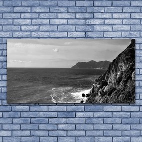 Obraz na płótnie Wybrzeże u Podnóża Gór